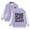 Purple, variant on Lkhaha Toddler Girl Jacket Baseball Patchwork Long Sleeve Button Up Stripe Letter Print Plus Size Jackets Size 4-5 Years