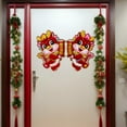 thumbnail image 3 of Tachiuwa 2Pcs Chinese New Year Door Sticker New Year Window Clings Dragon Ornament, Chinese New Year Decoration for Office Living Room M, 3 of 7