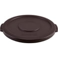 thumbnail image 3 of Global Industrial Plastic Trash Can Lid 10 Gallon Brown, 3 of 3