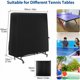 thumbnail image 3 of Funda para mesa de ping pong Funda para mesa de ping pong 420D Oxford impermeable anti-UV cubierta protectora a prueba de polvo para interior/exterior 18570165 cm, 3 of 4