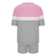 thumbnail image 5 of Conjunto de Pijama de las Mujeres de Moda Casual Color Sólido Manga Corta Cuello Redondo Top Y Pantalones, 5 of 6