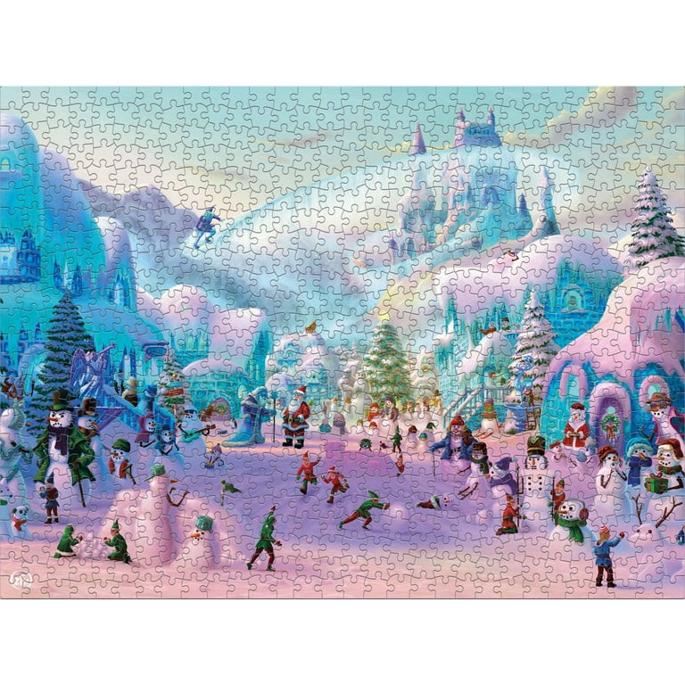 Building A Snowman On A Snowday Jigsaw Puzzle | Bits and Pieces