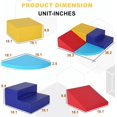 thumbnail image 2 of FDW 4-Piece Safe Corner Climbing Toy Foam Playset for Toddlers Aged 1-3(Multicolor), 2 of 7