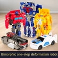 thumbnail image 5 of Modèle de Robot d'Anime de Voiture de Transformation en une Étape Jouet Robot de Transformation Jouet Casse-Tête pour Enfant Voiture de Transformation Figurine d'Action Modèle, 5 of 5