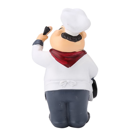 Chef Figurine, Chef Decor, Chef Statue, Table Decor Resin Funny For Kitchen