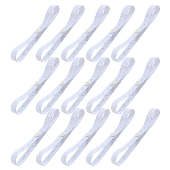 SEWCHICS 15pcs Diaper Fasteners Elastic Nappy Buckle Secure Diaper Fixing Clips Comfortable Multiple Buttonhole Design