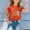 Orange, variant on Gzbliryd Graphic T-Shirt White T Shirts Short Sleeve Summer Blouse Cute Casual Tops Summer T Shirts for Teens Summer Tops Summer Clothes for Teens (Beige,7-8 Years)