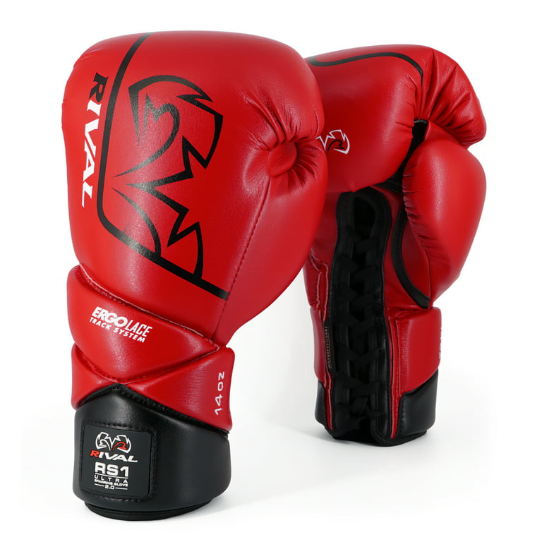 Bruidegom verjaardag Ongewijzigd Rival Boxing RS1 2.0 Ultra Pro Lace-Up Sparring Gloves - 18 oz. - Red -  Walmart.com