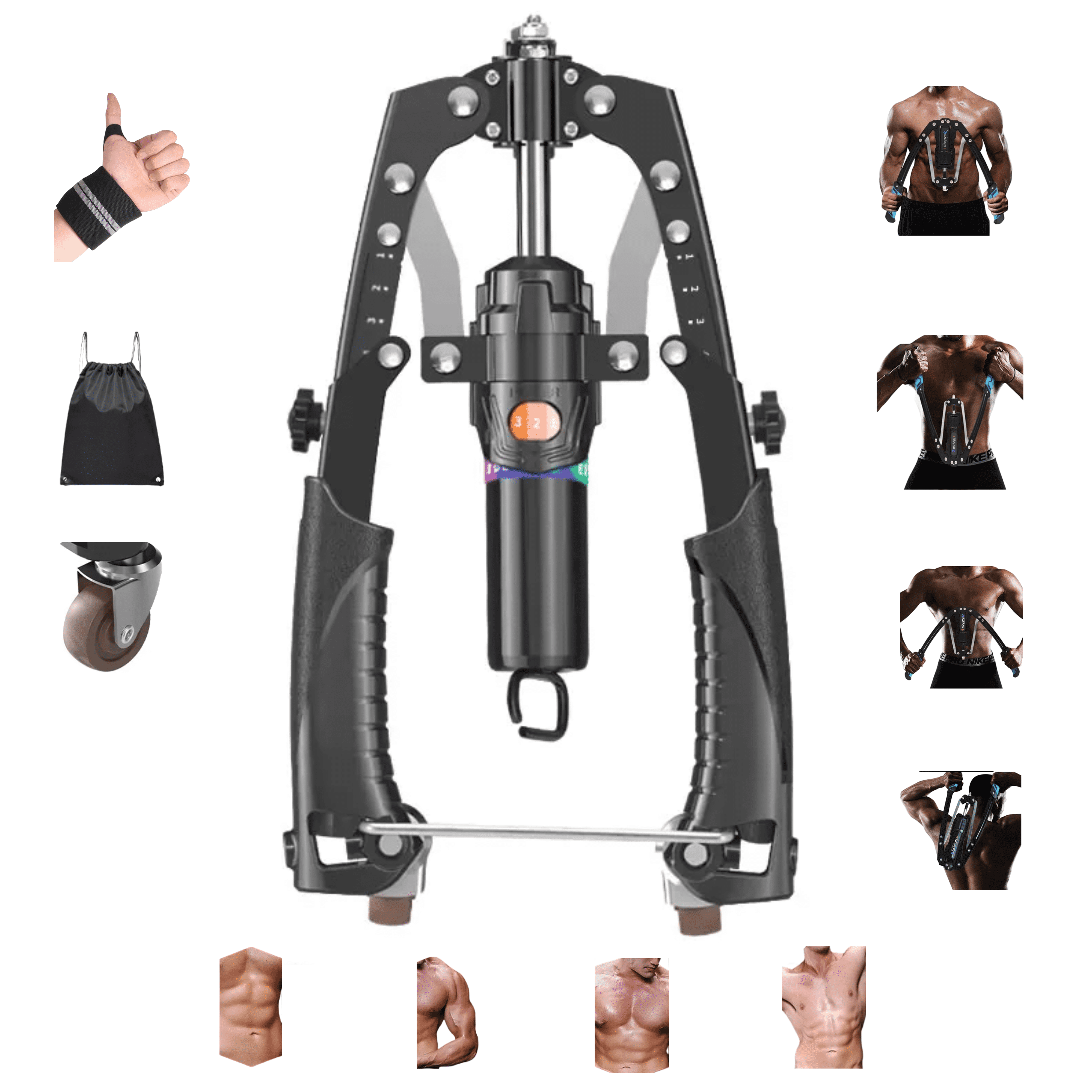 DARCON Power Twister Arm Exerciser 2 in 1 Home Workouts Equipment for