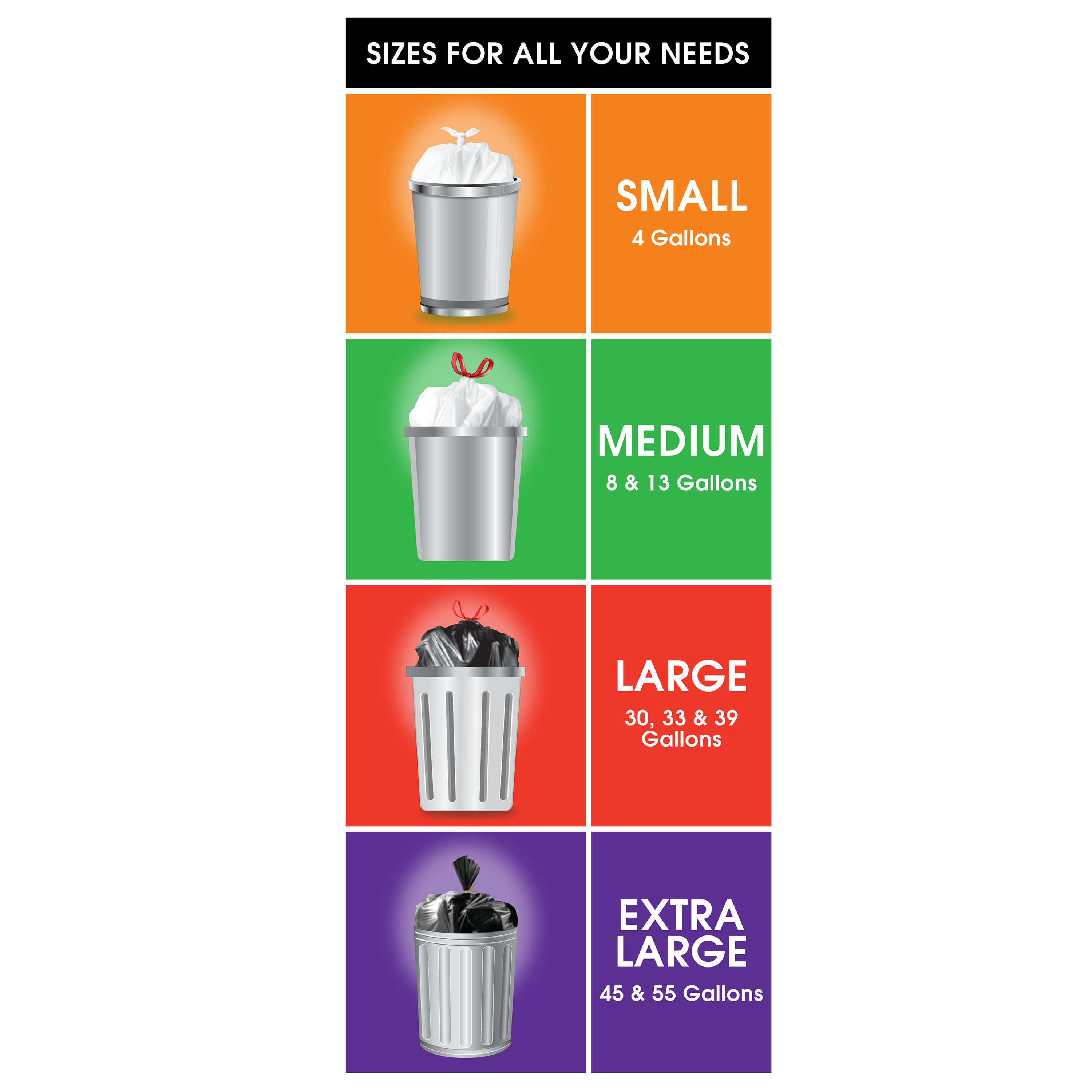 Great Value Strong Flex 13 Gallon Trash Bags, Citrus Burst, 40 Count photo 5