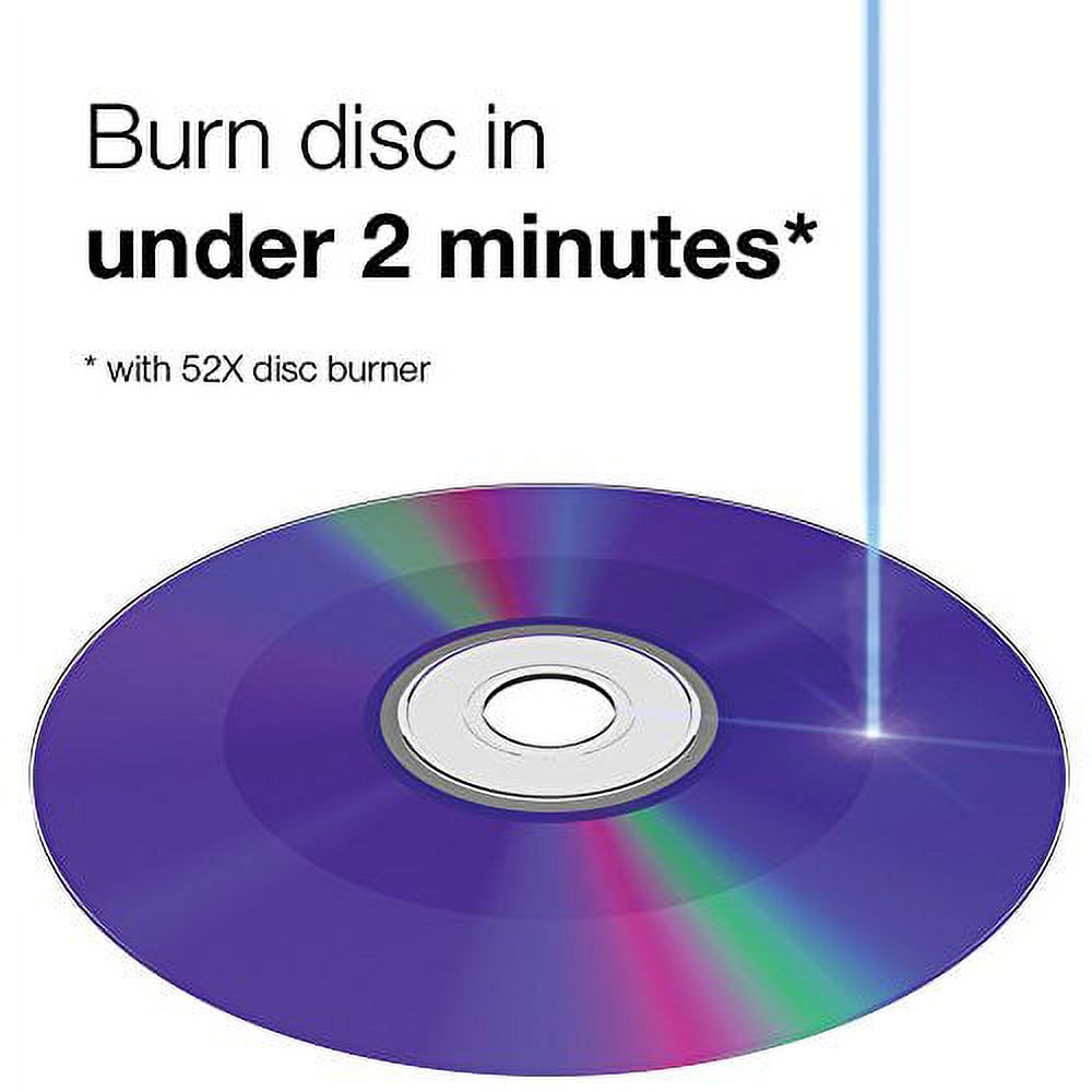 Verbatim CD-R Discs - 700MB/80min - 100 Pack Spindle - image 3 of 5