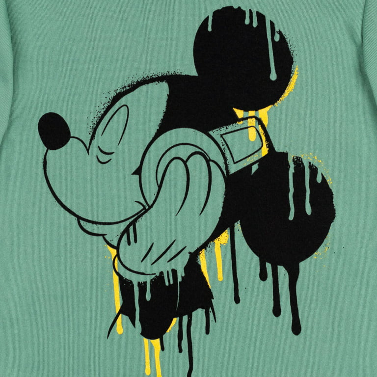 Disney Mickey Mouse Toddler Boys Fleece Pullover Hoodie Toddler to Big Kid