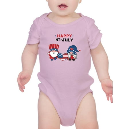 

Happy 4Th Of July Gnomes Bodysuit Infant -Image by Shutterstock 12 Months
