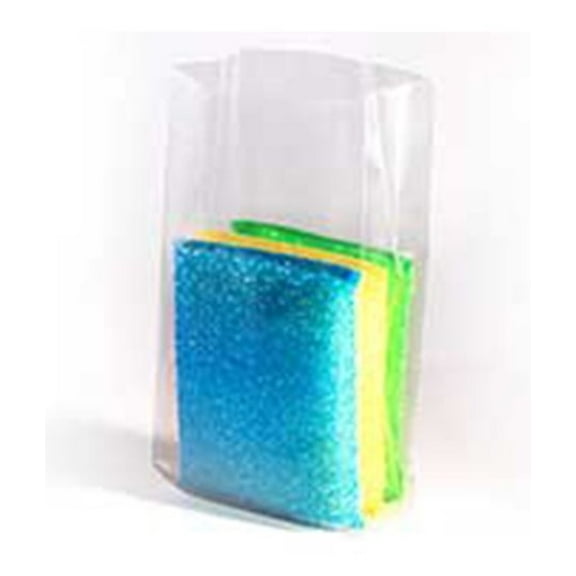 8 X 4 X 18" 1 Mil Gusseted Poly Bags on Rolls (1,000 Bags per Roll) - Laddawn 1395R