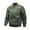Army Green, variant on ZCFZJW Men's Spring Fall Casual Bomber Jacket Cargo Stand Collar Long Sleeve Full Zipper Military Windbreaker Jackets Coat Outwear Army Green M