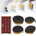 thumbnail image 2 of Weather Stripping,5M Self-Adhesive Foam Seal Tape for Door Window Gap,D/E/P/I Type Soundproof Insulation Strip for Noise Reduction and Draft Proofing(Brown), 2 of 2