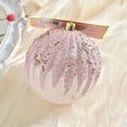 thumbnail image 3 of Bolas de adornos navideños 6X Bolas de árbol de Navidad de oro rosa Favor de vacaciones Decoración de árbol de Navidad irrompible para festivo Nuevo, 3 of 4