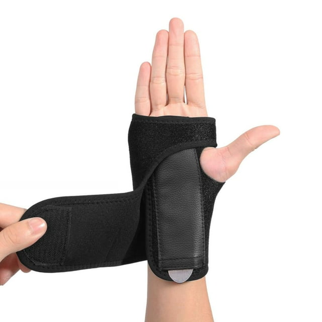 Muñequera, muñequera con férula de muñeca de acero férula de muñeca ajustable durabilidad extendida