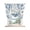Indigo, Navy, White, variant on Blue Starfish Coastal Tie Up Curtains for Kitchen Windows,Adjustable Rod Pocket Valance 45 Inch Short, Summer Beach Coral Conch Shell Ocean Beige Window Treatment Balloon Roman Blind Shade, 42" x 45"