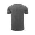 thumbnail image 3 of ohmzyzo Men's Dry Fit Workout T-Shirts Athletic Running Tees Short Sleeve Crew Neck Gym Tops Lightweight Moisture Wicking Outdoor Shirts Gray L, 3 of 4
