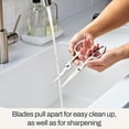 thumbnail image 3 of All-Clad Stainless Steel, All Purpose Kitchen Shears,Heavy gauge, Ergonomic, Rust-resistance, Food Scissors for Kitchen, Chicken,, 3 of 7