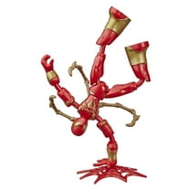 Marvel Spiderman: Bend and Flex Iron Spider Kids Toy Action Figure for Boys and Girls (7”)