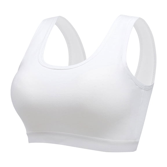 Zpanxa Supportive Sports Bras for Women Seamless Wireless Green with Yellow Color Contrast Accents and White Pattern Wide Strap Pullover Tank Top