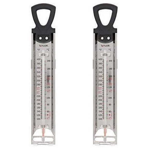 Taylor Precision Products Candy/Deep Fry Stainless Steel Thermometer - Set of 2
