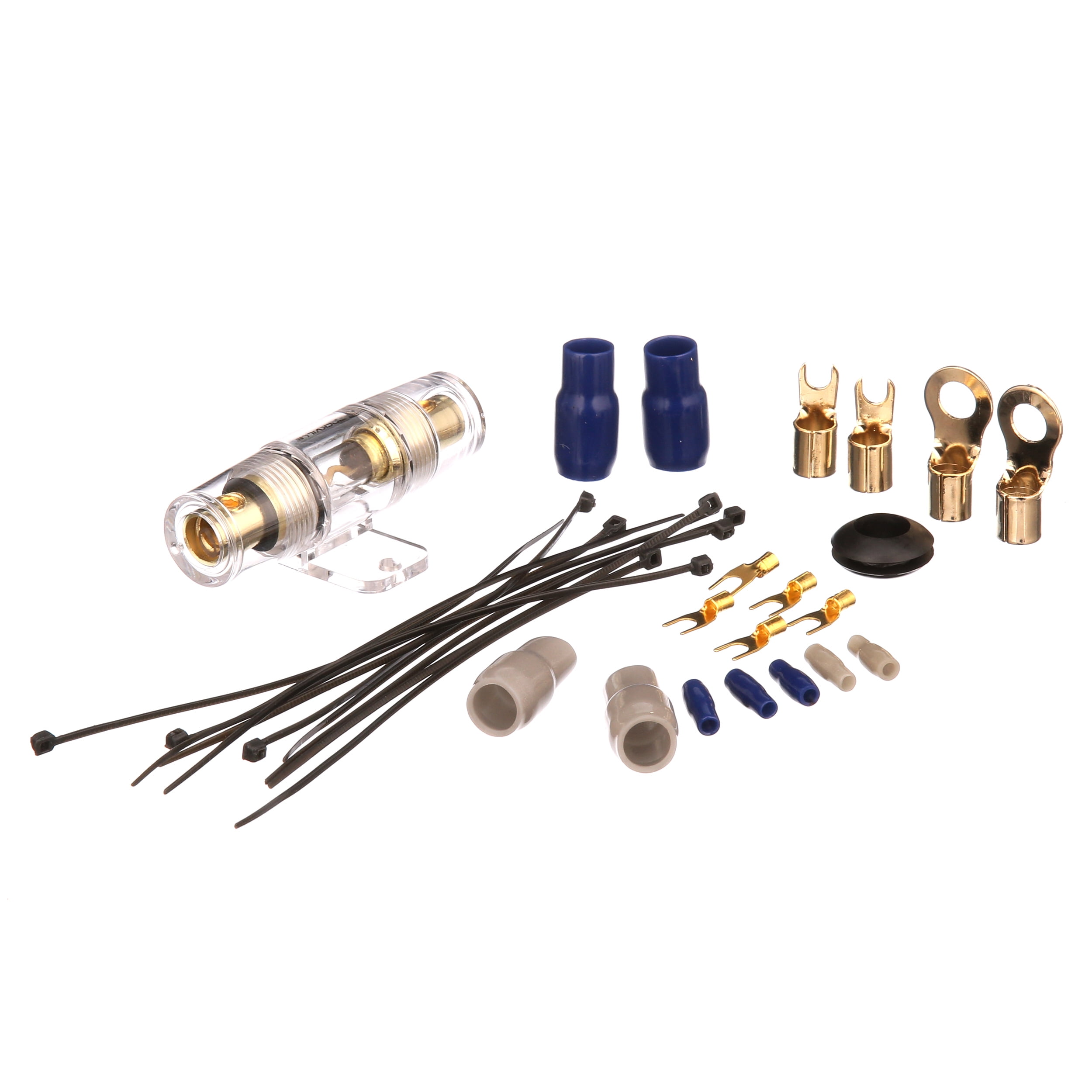 Rockville RWK41 4Gauge Complete Car Amp Wiring Installation Wire Kit