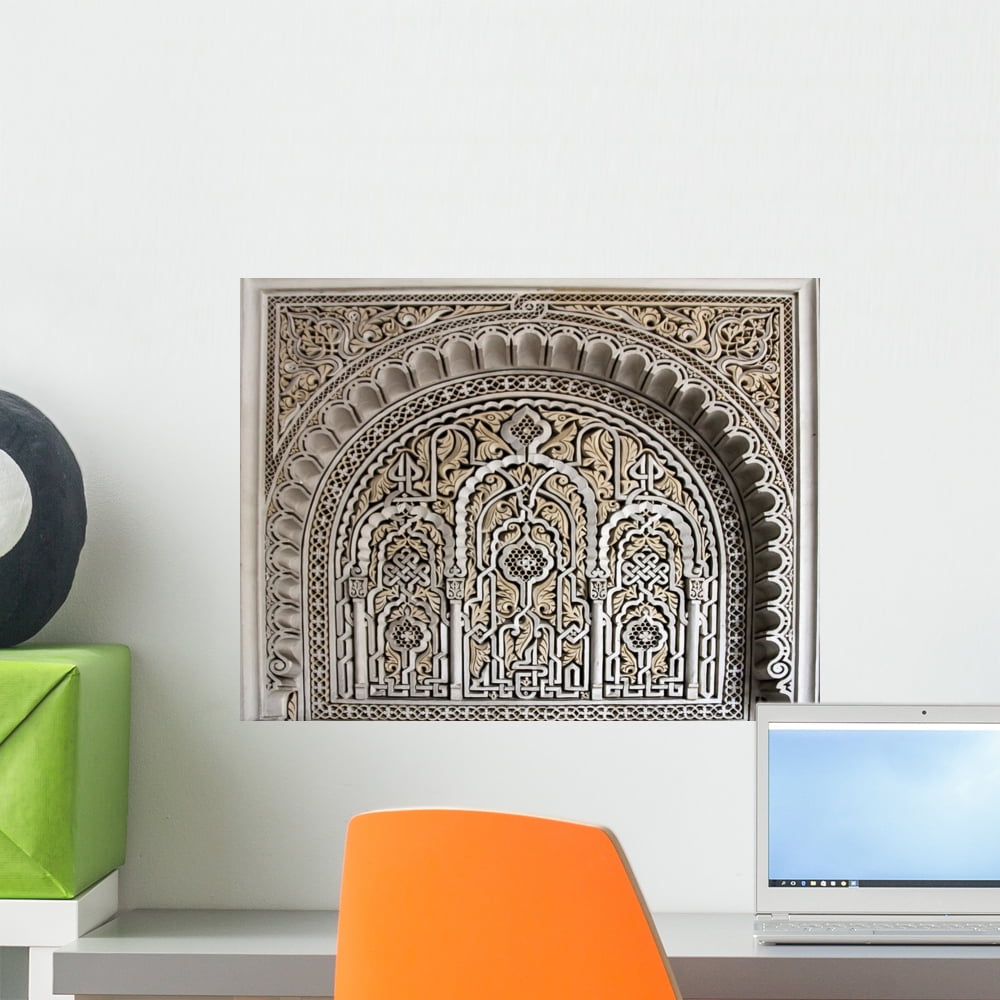 Arabic Ornament Wall Mural by Wallmonkeys Peel and Stick Graphic (18 in