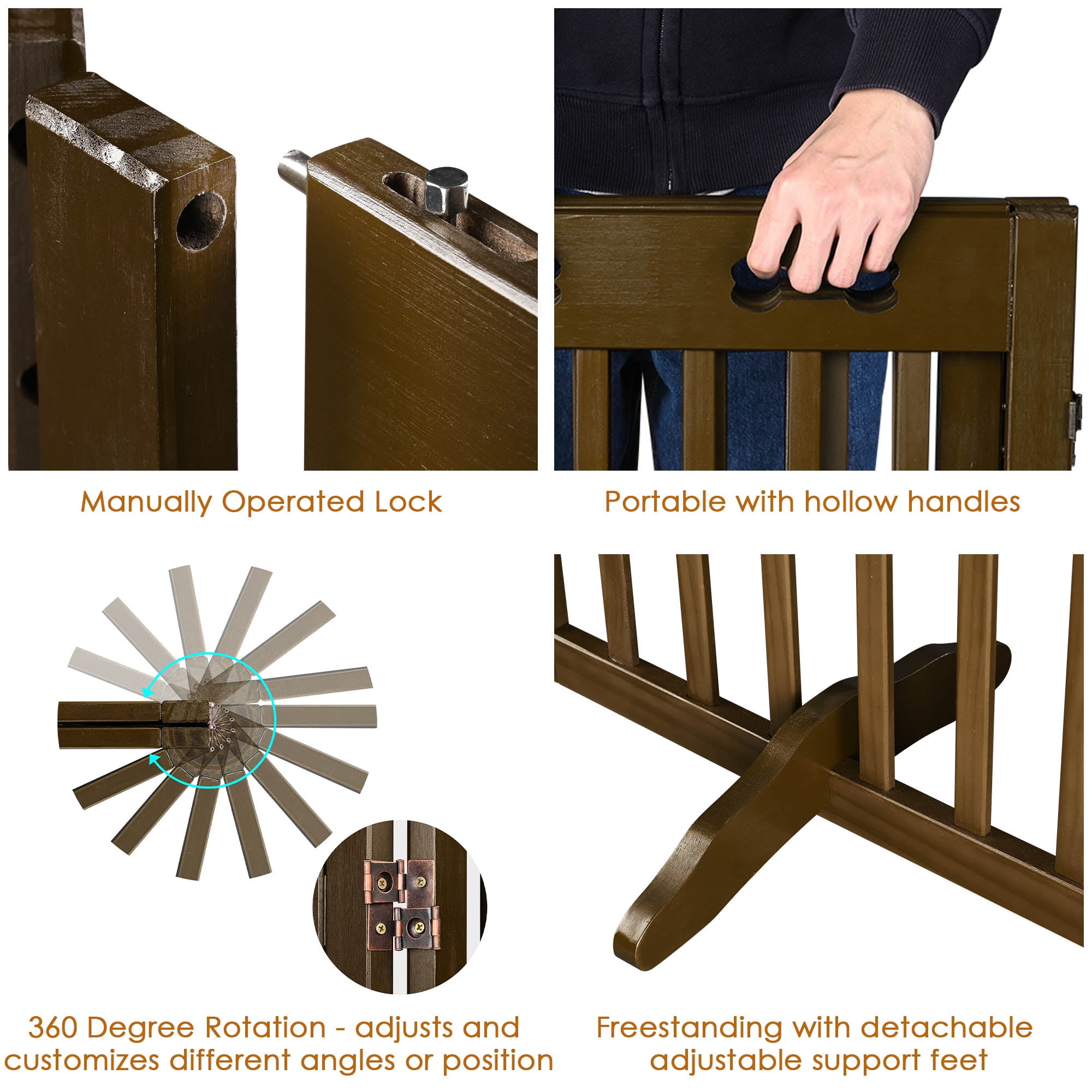 Dog gate 5 feet hot sale