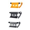 thumbnail image 1 of Baohd Bike Fork Mount Quick Release Fixed Clip Bicycle Front Fork Aluminum Alloy Mount Bike Accessory, Dark Silver Grey, 1 of 8