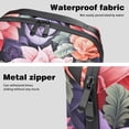 thumbnail image 4 of Fragmented Flowers Digital Bag Organizer Travel Case with Oxford Fabric Waterproof Material - 5.9x9.44x3.14 in - Storage Pouch Small Box Organizer Storage Container Small Storage Bag Pouch Case, 4 of 6