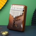 thumbnail image 5 of RV Carlimba Principiante Pulgar Piano Elk Portátil Dedo Piano 17 Notas, 5 of 5