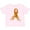 AD-Pink, variant on Leukemia Awareness with Orange Ribbon Made of Hearts Boys or Girls Toddler T-Shirt