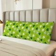 thumbnail image 6 of Gaeub St Patrick's Day7 Printed Long Body Pillowcase Envelope Closure 1 Pack Wrinkle for Night Sweats - 20x54 in, 6 of 8