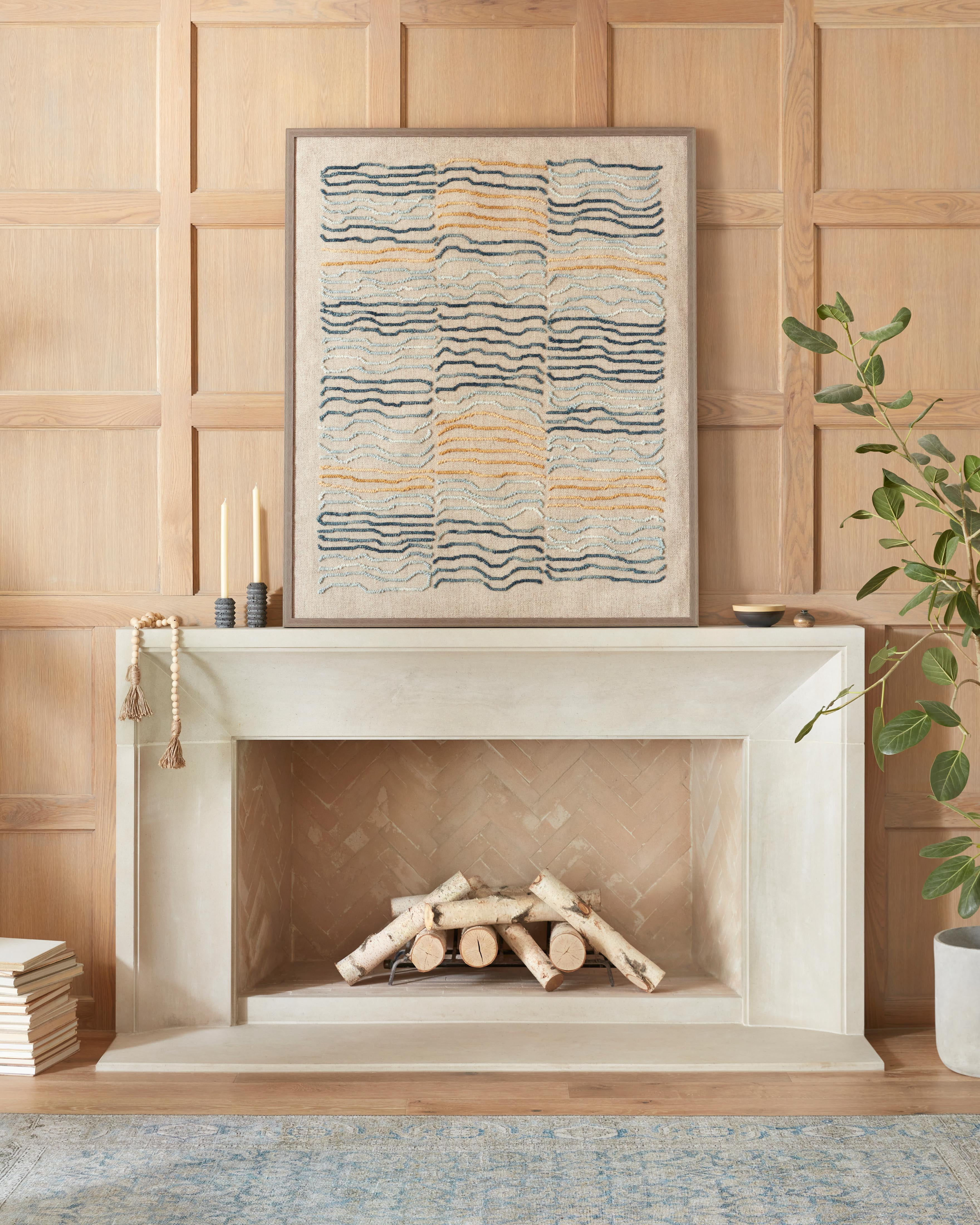 Loloi Wynter WYN-10 Ocean / Silver Oriental Area Rug 7'-6" x 9'-6"