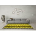 thumbnail image 3 of Ahgly Company Indoor Rectangle Abstract Yellow Contemporary Area Rugs, 8' x 12', 3 of 4