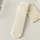thumbnail image 1 of Zhuge 3 pares de calcetines finos de algodón para mujer, calcetines de algodón suave para mujer por encima del tobillo (blanco A12), 1 of 2