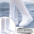 thumbnail image 2 of RYGRZJ Reusable Rain Shoe Waterproof Covers Anti-slip Unisex Overshoes Boots ηь, 2 of 3