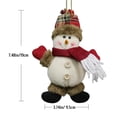 thumbnail image 3 of Navidad De Peluche Adornos Santa Muñeco De Nieve Elk Árbol De Navidad Adornos Colgantes Decoración De Navidad Sweethay HA040445-02, 3 of 5