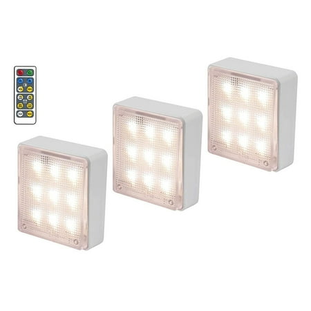 

Wireless Dimmable Led Night Light Square Stair Kitchen Cabinet Light