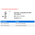 thumbnail image 2 of Fuel Pump - Compatible with 2009 - 2012 Audi Q5 2010 2011, 2 of 2