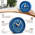 thumbnail image 7 of Driini Wooden Analog Desk Clock  – Easy to Read; Silent Sweep Table Decor, 7 of 7