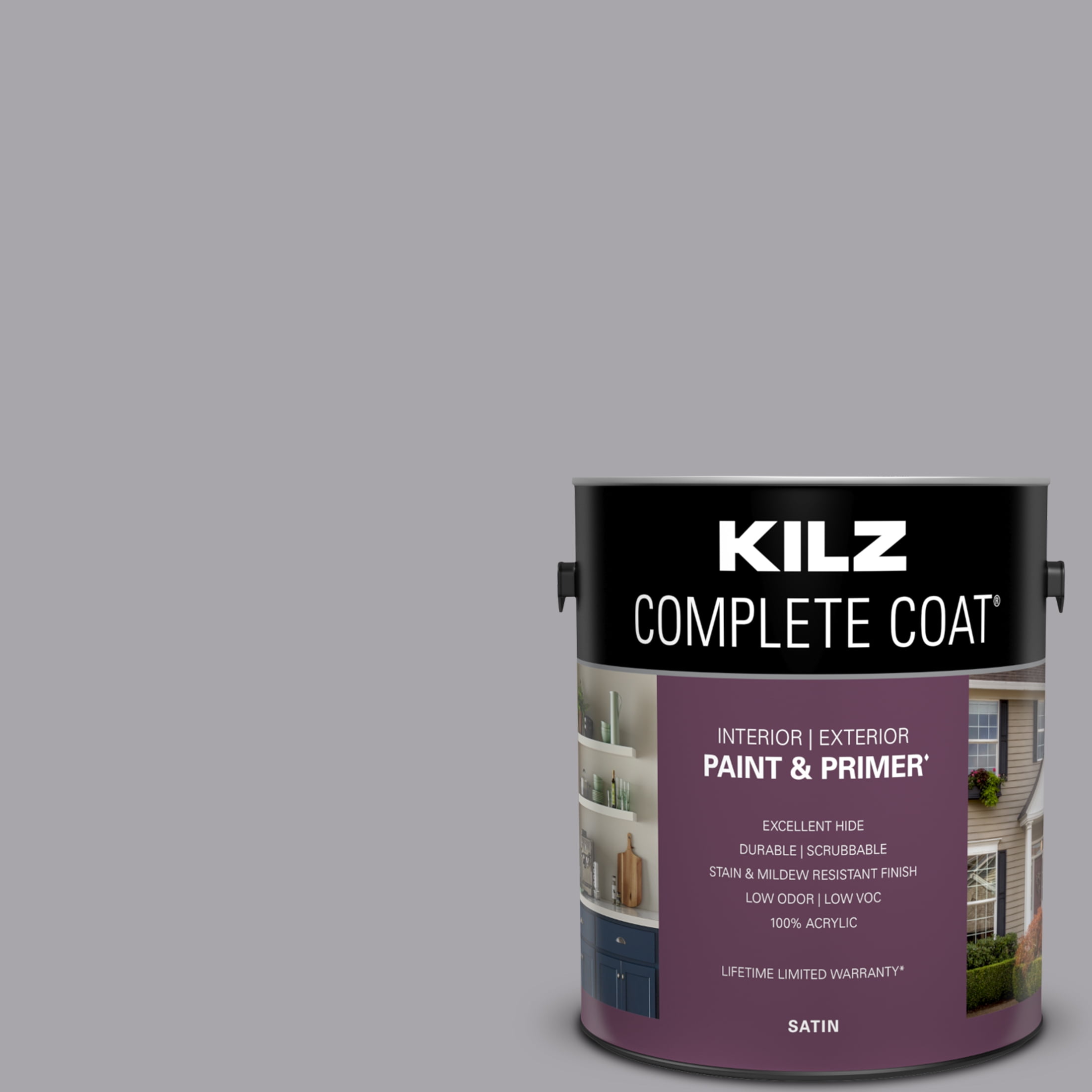 Disco Ball, KILZ Complete Coat Interior/Exterior Paint & Primer, 1 Gallon #RB250-01