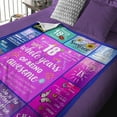 thumbnail image 4 of Gifts for 13 Year Old Girl, 13th Birthday Gifts for Girls, Teen Girl Gifts 13 Years Old,13 Year Old Girl Gift Ideas, 13 Year Old Gifts, Birthday Gifts for 13 Year Blanket 50" x 60", 4 of 5