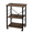 Vintage / Black, variant on SESSLIFE 3 Tiers Kitchen Storage Cart, Kitchen Island with 10 Hooks, Vintage Oven Stand Coffee Bar with Black Frame, Multifunctional Workstation for Kitchen, Living Room