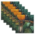 thumbnail image 6 of Satin Polyester Napkins - 20x20 InchSingle-Sided Printed Napkins, 1-Piece/4-Piece/6-Piece Set, DIY Personalized Table Setting，Three Cute Birds, 6 of 8