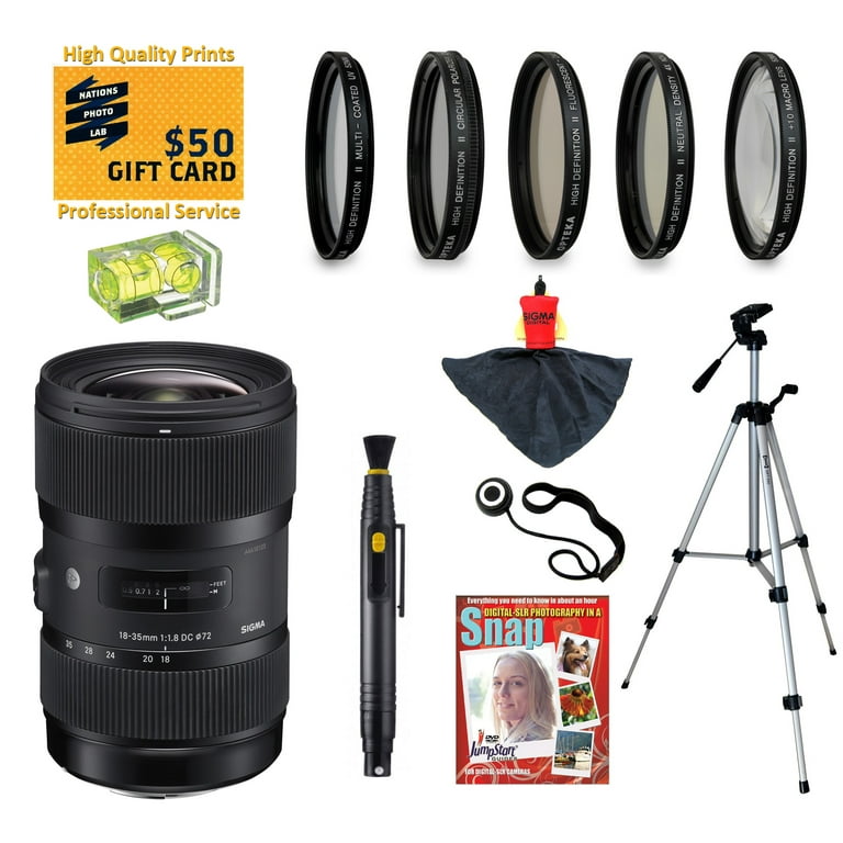 Sigma 18-300mm F3.5-6.3 DC Macro OS HSM Telephoto Zoom Lens with ...