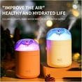 thumbnail image 2 of Humidifier, Portable Air Humidifier Ultrasonic Cool Mist Eative Humidifier Cordless Quiet Operation For Bedroom Car Office,Humidifiers For Bedroom(White), 2 of 7
